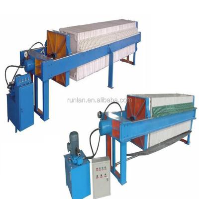 China Number of Filter Plates 18-54pcs Advanced Filter Press Machine with Felt Filter Cloth for sale