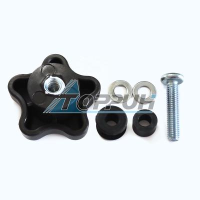 China Forklift Window Kit Fits Cab Glass 7105034 Bolt 91G416 Rubber Seal 6675545 Top Plastic Coating 6674741 Rotary Knob 6674741 for sale