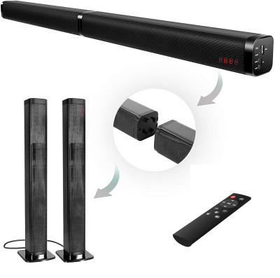 China Home BT 40W TV Wireless Soundbar Wired and Wireless SoundBar Surround for PC Theater TV Speaker for sale