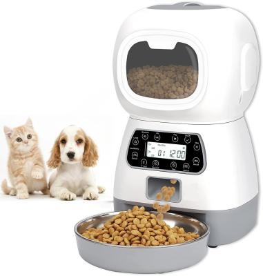 China 3.5L Automatic Pet Smart Feeder Automatic Pet Feeder Bowl Timed Cat Food Dispenser Voice Record Advantage Dog Driver Smart Automatic Pet Feeder for sale