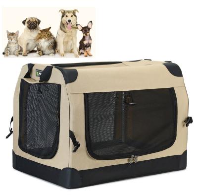 China Breathable Nest Pet House Pet Kennel Dog Cage Seat Car Dog Crate Carrier Travel Pet Carrier Bag Foldable Dog Carrier Cage for sale