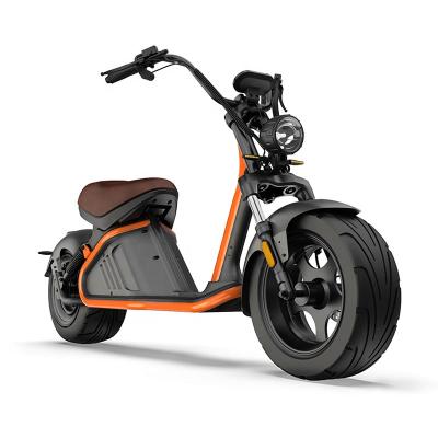 China Cheap Electric Outdoor Sports M2 Dual Oil Brake Scooter With Removable 60V Battery China Chopper Electric Scooter EEC Certificate Fat Tire for sale