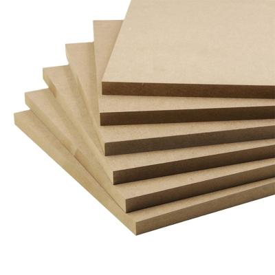 China Customized Traditional Thickness 16mm Wood MDF Sheets Panel Price Natural Single MDF Board Raw Panel Fiberboard For Cabinet Door for sale