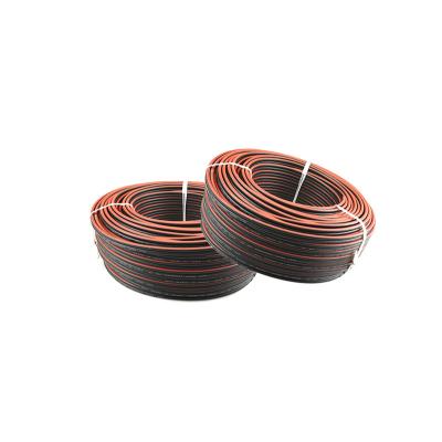 China Low Noise Affordable XLPE Solar Cable DC Double Core 2x6mm2 Tinned Copper Photovoltaic Cable 6mm2 for sale