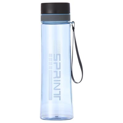 China Customized Logo Lightweight Plastic Travel Water Bottle Outdoor Sports Water Bottle 500ml/650ml/750ml/1000ml/1200ml With Rope Multifunctional Multipurpose for sale