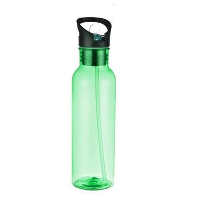 China 6.8*25.5cm Portable Handle 700ML Large Capacity Custom Tritan Sports Bottle Gym Water Bottle With Straw Button Dustproof Cover Design for sale