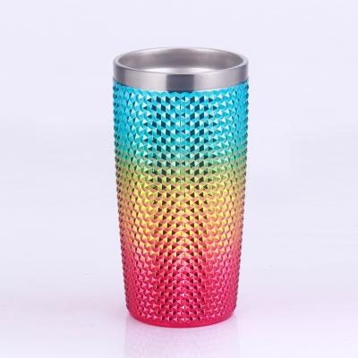 China Bling Diamond Screw Lids Personalized Glitter Plastic Water Bottle 20 Oz Reusable Water Bottle Customized Logo Great Studded Tumbler Choose for sale