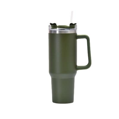 China Quencher 40oz With Handle Stanless Steel Vacuum Seal Tumbler for sale