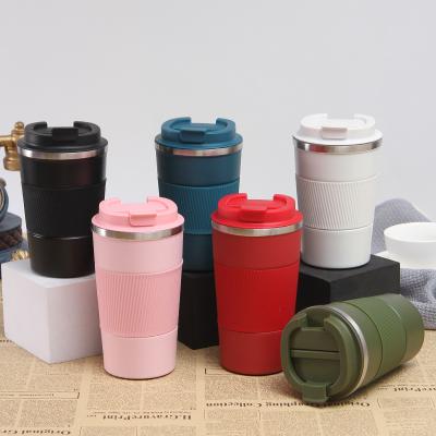 China Roestvrij staal 12 oz vacuüm geïsoleerde koffie reis mok lekproof dubbele wand tumbler kopjes voor het houden van warm / ijs koffie thee bier Te koop