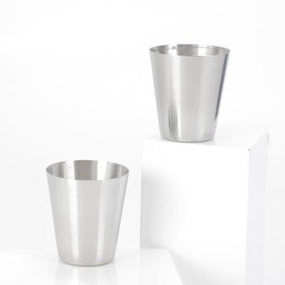 China 2Pc 304 Taza de acero inoxidable 13.52 oz 400ml Taza de agua Infrangible Shatterproof Metal Bebida Tumbler para el bar Restaurante Oro en venta