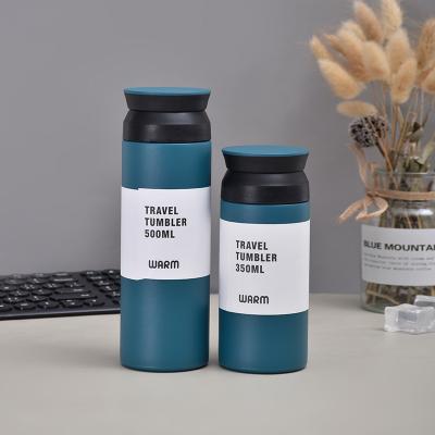 China 304 Stainless Steel Thermos Cup Men And Women 350/500ml Outdoor Vacuum Cup Portable Sports Water Cup for sale