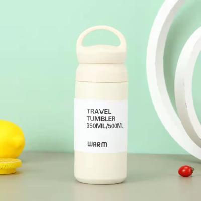 China Cute Japanese Style Kinto Tumbler Mug Reusable Insulated Stainless Steel Travel Coffee Water Bottle Handle Vacuum Flask Thermos for sale