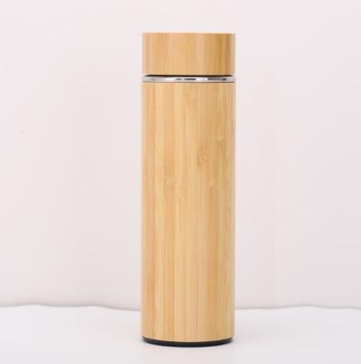 Cina Bamboo isolato per il tè da viaggio con infusore di filtro manica per il caffè caldo o freddo Acciaio inossidabile Tazza da caffè Set regalo di tè per amanti del tè mantiene le bevande più calde per più tempo in vendita