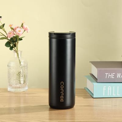 China Warehouse Stock 350/500ml Metal Stainless Steel Travel Straight White Sublimation Tumbler Coffee Mug With Lids for sale