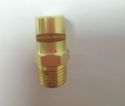 China Stainless Steel Brass Wide Angle Spray Nozzle For Fire Suppression Fan Flat Fan Nozzle for sale