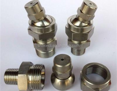 China Full Series Brass Adjustable Ball 155RS Metal Cone Thread Nozzle For Dust Suppression for sale