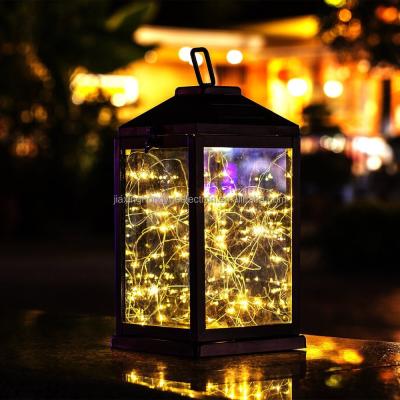 China Garden SOLAR STRING LANTERN and outdoor LED decoration metal material for garden decoration for sale