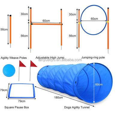 China Sustainable Pet Toy Outdoor Dog Fun Dog Training Set Agility Dog Training Equipment for sale