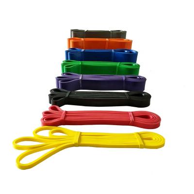 China Home Exercise Gym Resistance Bands Elastic Yoga Band Loop Pilates Fitness Expander Pull Up Strength Exercise Equipment Unisex for sale