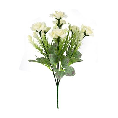 China Window Display New Design Artificial Wedding Real Touch PU Flowers Plastic Tulip French Rose for sale