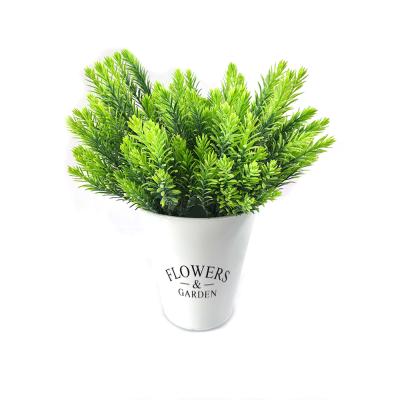 China Window display handwork wholesale artificial simulation green plants for indoor and outdoor decoration for sale