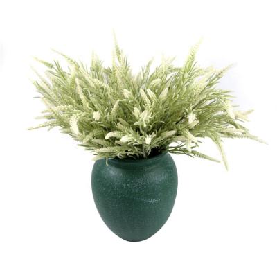 China Hot Sale Handicraft Plastic Artificial Foxtail Plants Window Display Group Leading Home Decoration Flocking for sale