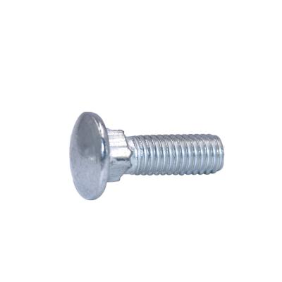 China Connection Carbon Steel Galvanized DIN603 ASME Round Head Carriage Bolt Square Neck Bolt / Mushroom Head Bolt for sale