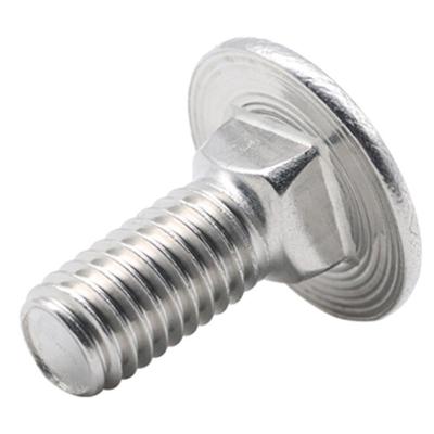 China Connecting Fasteners Screws 304/316 Stainless Steel SS DIN603 Carriage Bolts Spread Head Square Neck Bolt Screw m4 m5 m6 m8 m10 for sale