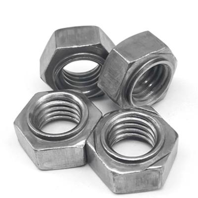 China Wholesale Heavy Industry Steel Hex Hex Weld Nut Hex Weld Nut Single Spot Hex Weld Low Carbon Weld Nuts With Fine Wire for sale