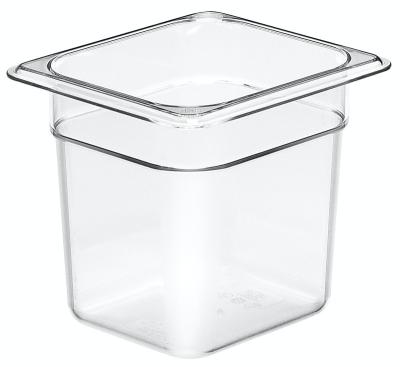 China Unique Design Features CAMBRO 66CW135 Commercial Grade Crystal Clear Visibility Food Pans Longevity for sale