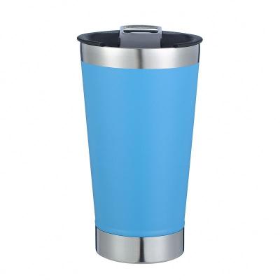 China Sustainable Custom Private Label Stainless Steel Beer Mug With Opener for sale