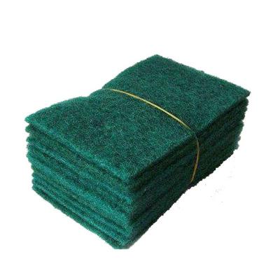 China Sustainable price high quality cheap green pad rubbing sponge with high quality from manufacturer 0086-18315708563 for sale