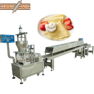 China Industrial Round Pancake Crepe Making Machine Full Automatic For High Quality Food Bakery Tasty Food Industries for sale