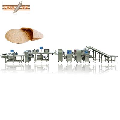 China Basic Line Full Automatic Pizza Pita Automatic Pita Bread Pizza Production Machine With Automatic Tray Ensuring Bakery Industry's Best Choice for sale