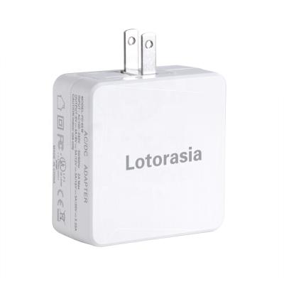 China 65W Mobile Phone PD Charger Lotorasia Fast Smart Charging Adapter for Cell Phones, iPads, Notebooks for sale