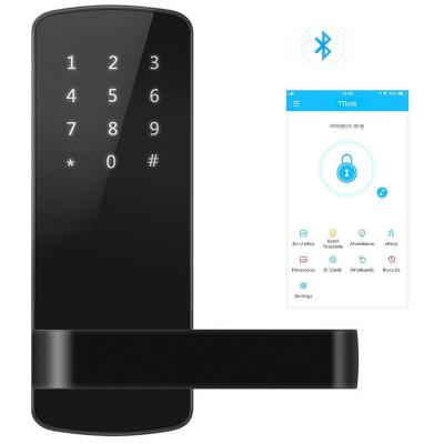 China TTLock Keyless Electronic Waterproof Biometric Fingerprint Scanner Unlock Smart Door Lock for sale