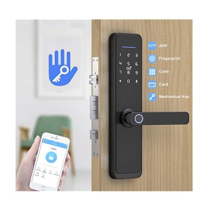 China Waterproof Outdoor Wireless Biometric Fingerprint Digital TTLock App Smart Lock TTlock for Home for sale