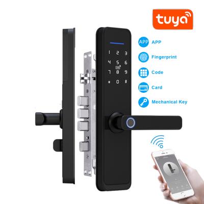 China Tuya APP Wifi Tuya APP Security Digital Electronic Biometric Fingerprint Smart Lock For Home for sale