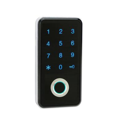 China Password Zinc Alloy Electronic Fingerprint Smart Cabinet Lock For Drawer Gym Saunna for sale