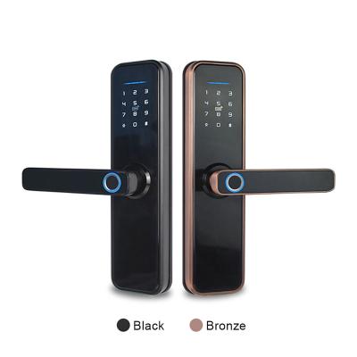 China Fingerprint Remote Control Biometric Door Security TTLock Ble TTlock APP Office Smart Lock For Home for sale