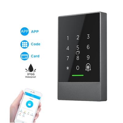 China Outdoor Waterproof Aluminum Alloy Ble TTlock App RFID Door Access Control System for sale