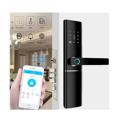 China Commercial Apartment Entry Digital Advanced Security Keyless Fingerprint Door Smart Life Lock for sale