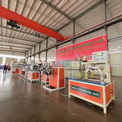 China PVC Fiber Reinforced Flexible Hose Machine , Soft Tube Extrusion Machine for sale