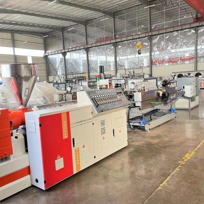 China Double Wall Corrugated Pipe Extrusion Machine , 50mm-160mm HDPE Pipe Manufacturing Machine for sale