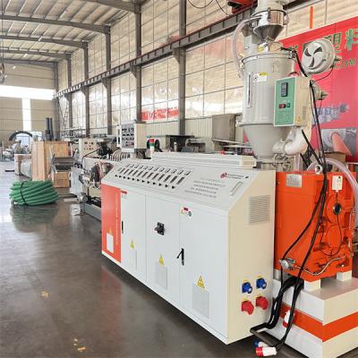 China Water Drain HDPE Pipe Extrusion Machine Single Screw Extruder Manufacturers for sale