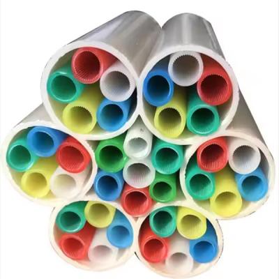 China 12ways 5/3.5mm Hdpe Tube Bundle Fiber Optical Blowing Cable Underground Installation Fiber Bundle Pipe Machine for sale