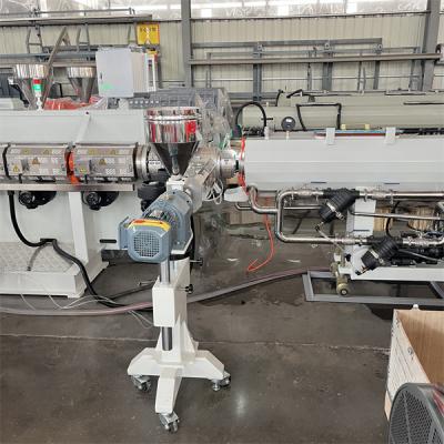 China 380V flexible Plastic Pipe Extrusion Machine With Adjustable Speed for sale