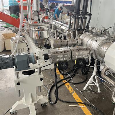 China PE HDPE LDPE PP-R Pipe Production Line Plastic Extrusion Tube Pipe Extruder for sale