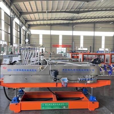 China HDPE PP Plastic Double Wall Corrugated Pipe Extruder Machinery Bellows Production Machine for sale