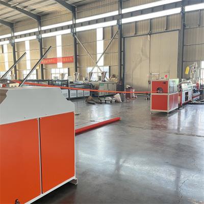 China HDPE Carbon Spiral Pipe Extrusion Machine With Winding Machine for sale